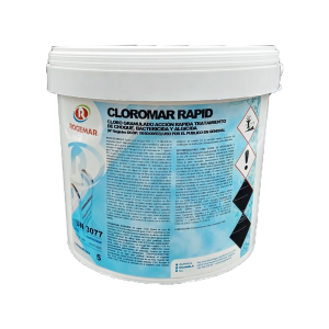 <strong> CLOROMAR RAPID </strong> <br> CLORO GRANULADO DISOLUCIÓN RÁPIDA