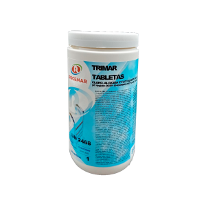 <strong> TRIMAR TABLETAS 1 KG </strong> <br>  CLORO EN TABLETAS MULTI - ACCIÓN