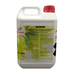 <strong>BIOMAR MANOS 5L</strong> <br> GEL HIDROALCOHOLICO PARA MANOS